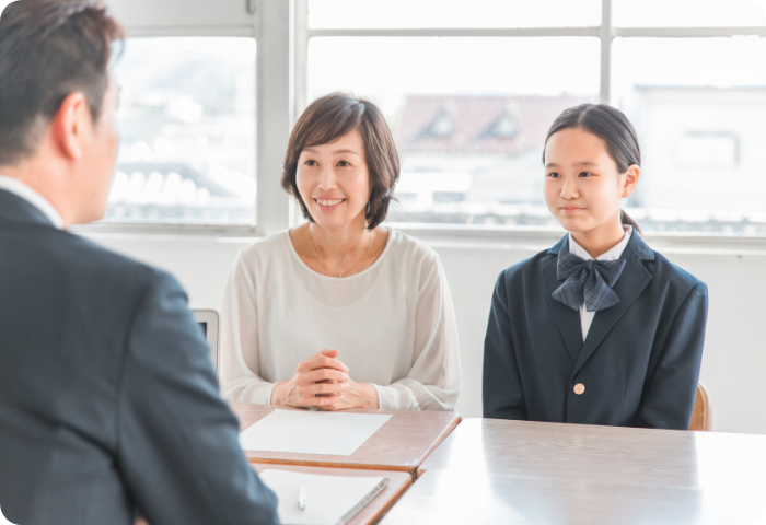 面談＋学力判断テスト